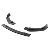 Spec-D Tuning Infiniti Q50 Matte Black Front Bumper 3 Piece Lip/Splitter 14-17 LPF-Q5014BKV2-AK